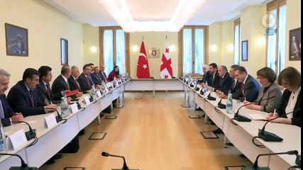 Başbakan Yıldırım, Gürcistan Cumhurbaşkanı İle Görüştü