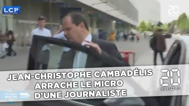Jean-Christophe Cambadélis arrache le micro d'une journaliste