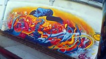 Almost killed on Birthday Ride, Graffiti Art & Silly Pedestrians in da
