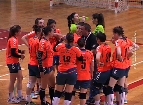 Borske rukometašice za prvo mesto sa Kikindom, 23. maj 2017. (RTV Bor)