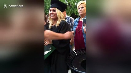 Man surprises graduating girlfriend with marriage proposal and brand-new car