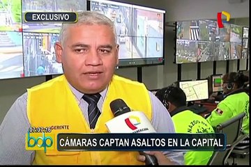 Cámaras de seguridad  captan asaltos y robos en la capital a diario