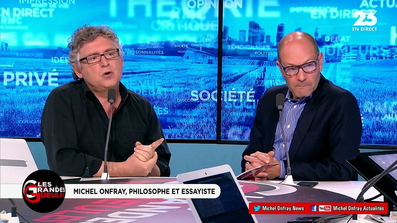 Michel Onfray invité du "Grand Oral des GG" - RMC - 22/05 2017
