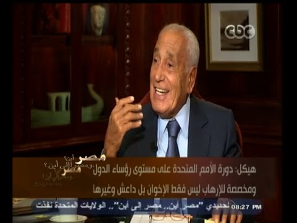 #هيكل | هيكل : أعتقد أن القضية الفلسطينية تراجعت على دول أعمال الأمم المتحدة