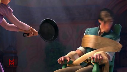Tangled - Flynn Ride Funny Moments