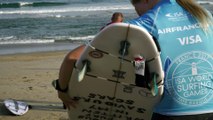 Adrénaline - Surf : Le surf féminin dans toute sa grâce aux mondiaux de Biarritz