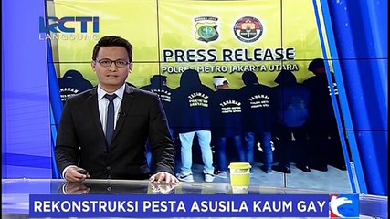 Polisi Gelar Rekonstruksi Pesta Gay di Kelapa Gading
