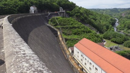 VIDEO (36). Visite décennale pour le barrage d'Éguzon