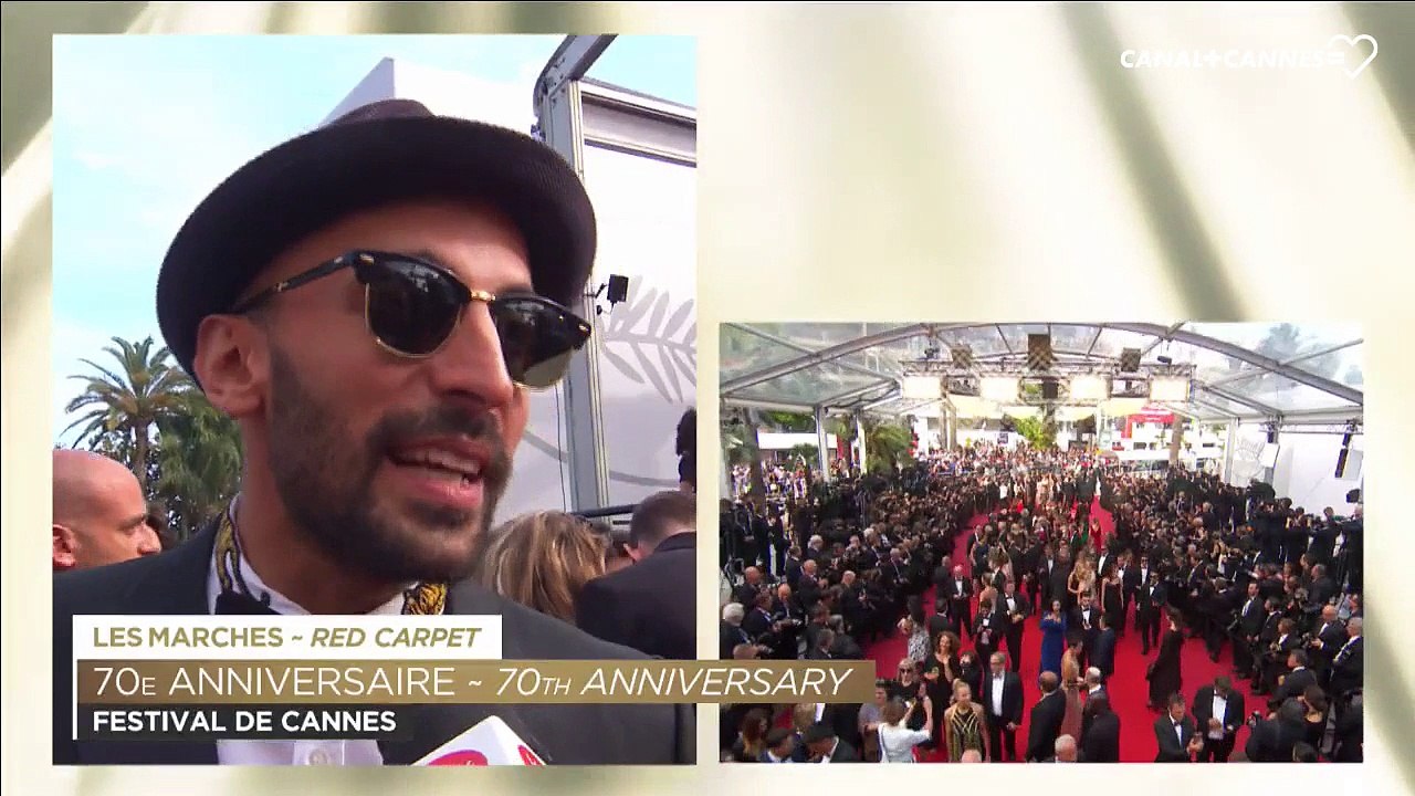 JR "Cette année il y a eu des larmes versées ici" - Festival de Cannes 2017