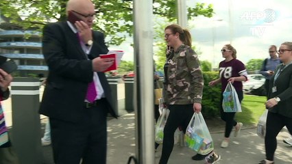 Well-wishers bring food, games to Manchester victims