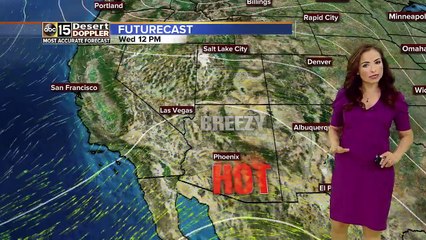 Heat here to stay in the Valley as high pressure moves