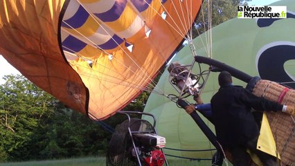Reportage de La Nouvelle République sur le vol de La nid 22 mai. La Montgolfière G'Vine est dessus... Bon visionnage