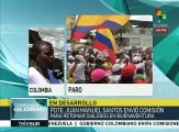 Líderes sociales colombianos exigen al gobierno resuelva sus demandas