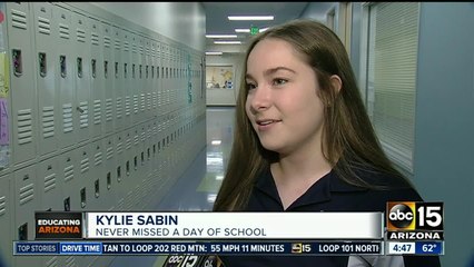 Scottsdale student scored perfect attendance