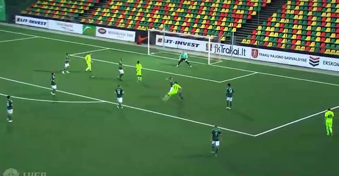 Aleksandr Bychenok Goal HD - Trakai 4-1 Kauno Zalgiris 23.05.2017