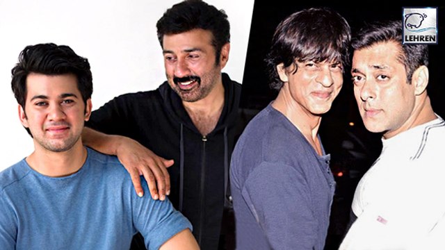 Shah Rukh & Salman WELCOME Sunny Deol's Son Karan In Most Adorable Way