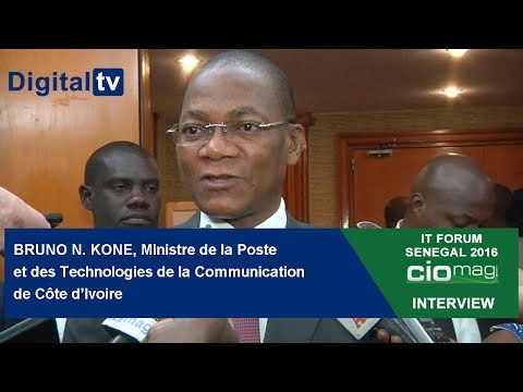 [INTERVIEW] - IT Forum Sénégal 2016 - Bruno N. Koné : Ministre Poste et TIC de Côte d’Ivoire
