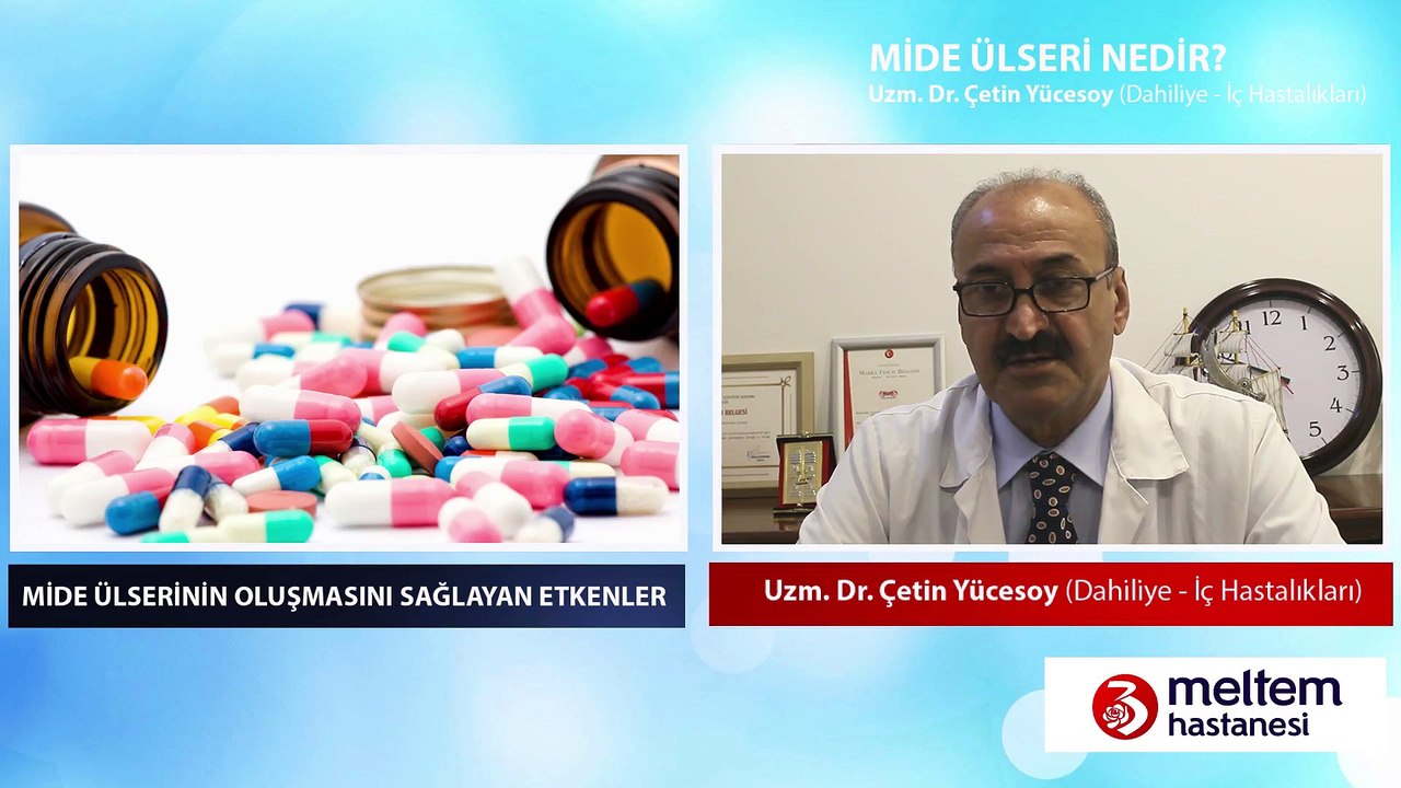 Mide Ülseri Nedir? Mide ülseri belirtileri ve tedavi yöntemleri hakkında Uzm. Dr. Çetin Yücesoy