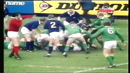 Ireland v Scotland Five Nations February 1982