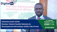 [INTERVIEW] - IT Forum Sénégal 2016 - Ndongolougo Soro : DG SNDI Côte d’Ivoire