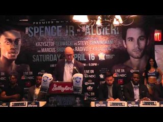 Errol Spence Vs Chris Algieri FULL PRESSER