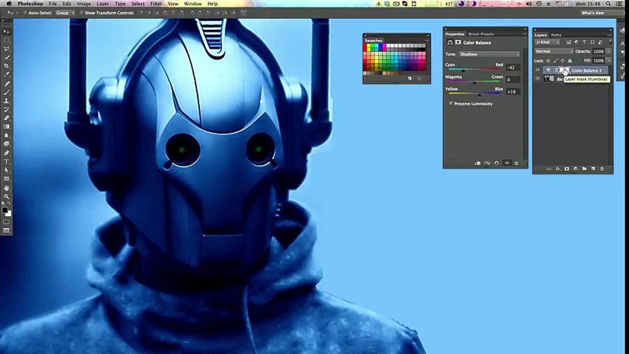 Curso de Photoshop CC #25 COLOR BALANCE (Balanço de cor) Ajuste profissional de cor.