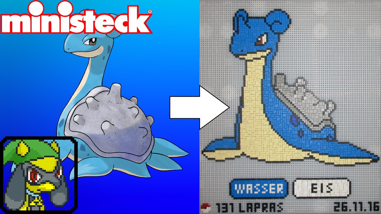 Ministeck Mosaic in Time Lapse – Episode 3: Lapras