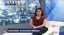 Petugas Kepolisian Grebek Gudang Miras dan Ganja di Bandung Jawa Barat