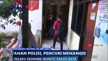 Seorang Pencuri Menangis Saat Ditangkap Polisi di Sulawesi Selatan