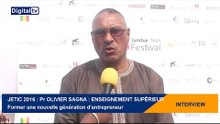 [INTERVIEW] - JETIC 2016 - Pr OLIVIER SAGNA - MESR : Former une nouvelle génération d'entrepreneur
