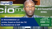 [INTERVIEW] - IT Forum Sénégal 2016 - Dr Mouhamadou Lo Expert en Droit des TIC et ex Pdt de la CDP