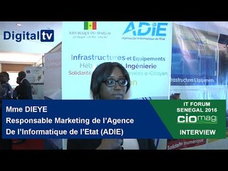 [INTERVIEW] - IT Forum Sénégal 2016 - Mme Dieye : Responsable Marketing ADIE