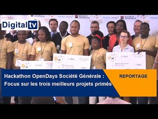 [REPORTAGE] - Hackathon OpenDays Société Générale : Focus sur les trois meilleurs projets primés