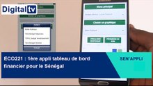 [SEN'APPLI] - ECO221: 1ère appli tableau de bord financier pour le Sénégal