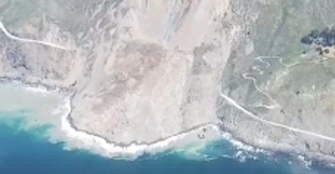 Landslide Shuts Down California's Scenic Route 1