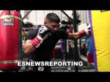 Abner Mares Working Heavy Bag EsNews Boxing