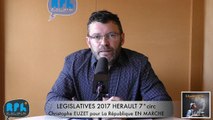 ELECTIONS LEGISLATIVES 2017 - Christophe EUZET - AGDE - SETE - 7° CIRCONSCRIPTION - INDECAPANT