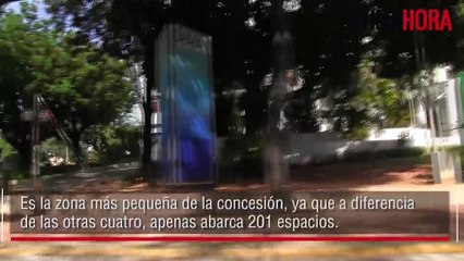 Estacionamiento tarifado en zona del Palacete Municipal