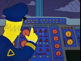Los Simpson: Homer pilotando un avión