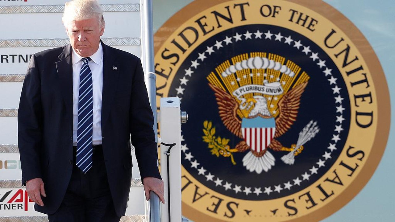 Donald Trump in Italien eingetroffen