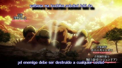 Shingeki no Kyojin S2  OP HD Sub Español 2017 (2.1 DAYS)