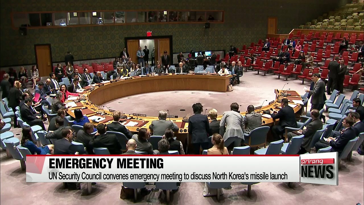 UN Security Council discusses North Korea's latest missile test at emergency meeting
