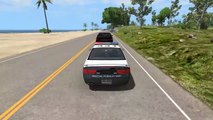 BeamNG drive - Under Truck Trailer Car Crashes