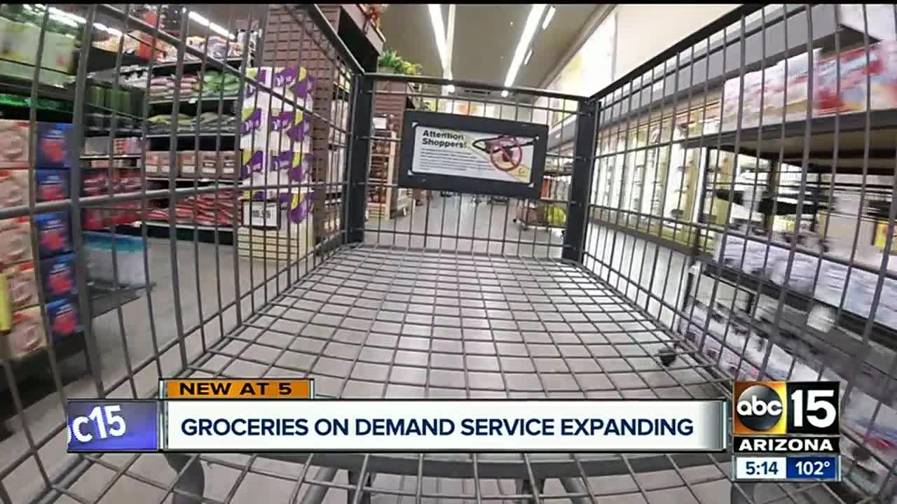 Groceries on demand service expanding to entire Valley