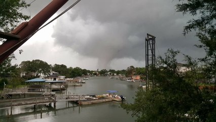 Tugboat Engineer on Savannah River Spots Funnel Cloud