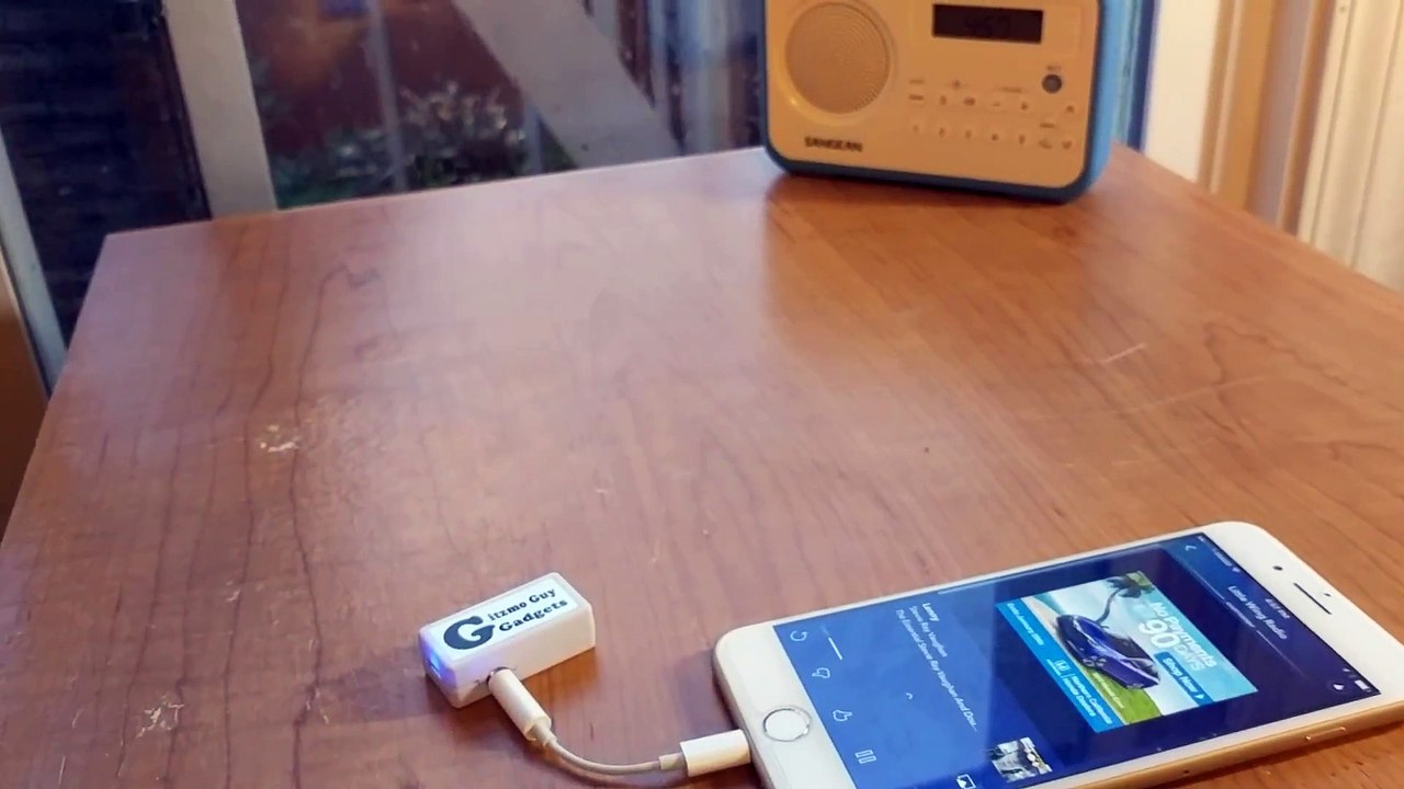 play iPhone7 over radio