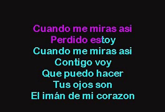 Cristian Castro - Cuando me miras asi (Karaoke)