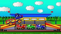 Cars cartoons. Learn numbers wth  Helpy t