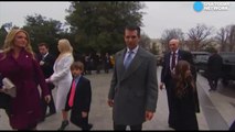 Clinton, Bush and Trump families arrive at inauguration-qD