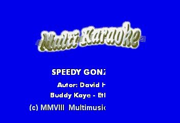 Kumbia All Stars - Speedy Gonzales (Karaoke)